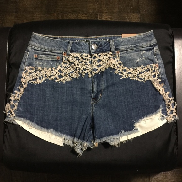 American Eagle AE Hi-Rise Denim Jean Shorts